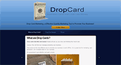 Desktop Screenshot of dropcard.com
